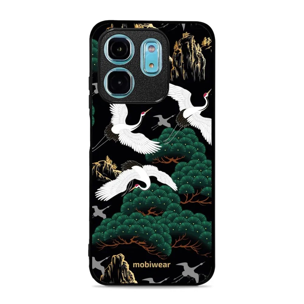 Lesklý kryt Mobiwear Glossy - Infinix Smart 9 - G042G - Jeřábi