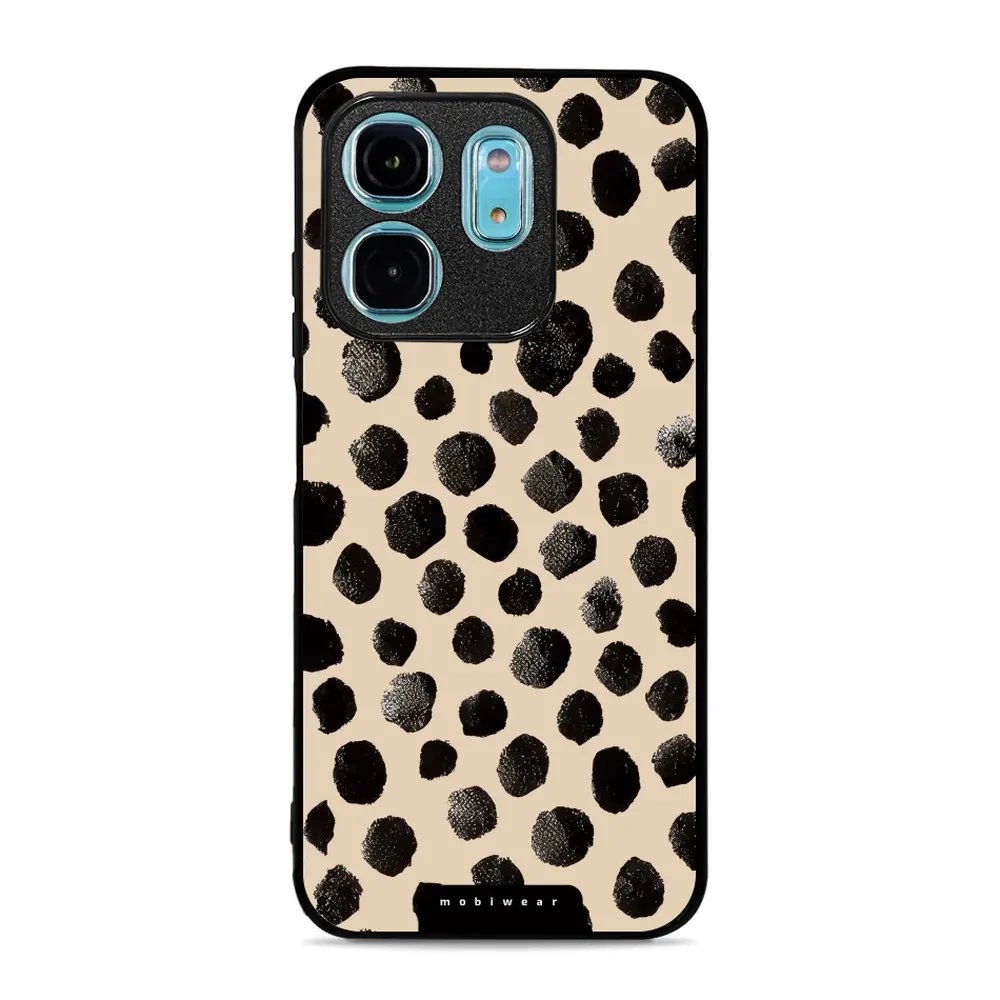 Lesklý kryt Mobiwear Glossy - Infinix Smart 9 - GA50G Černé puntíky
