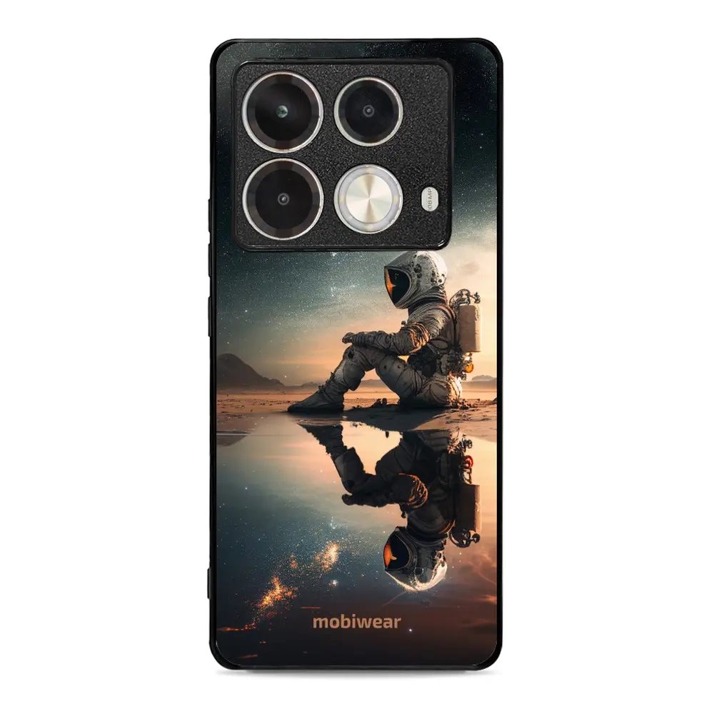 Lesklý kryt Mobiwear Glossy - Infinix Note 40 - G003G Astronaut na samotce