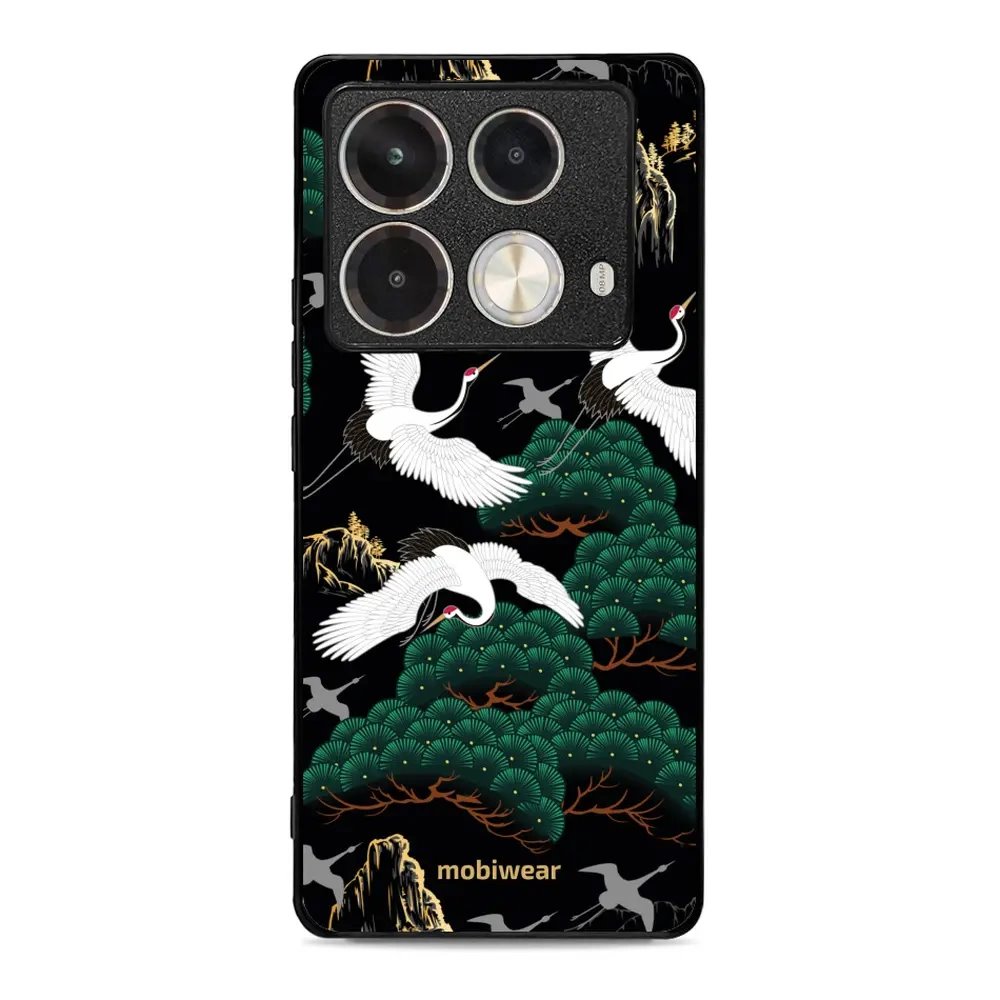 Lesklý kryt Mobiwear Glossy - Infinix Note 40 - G042G - Jeřábi