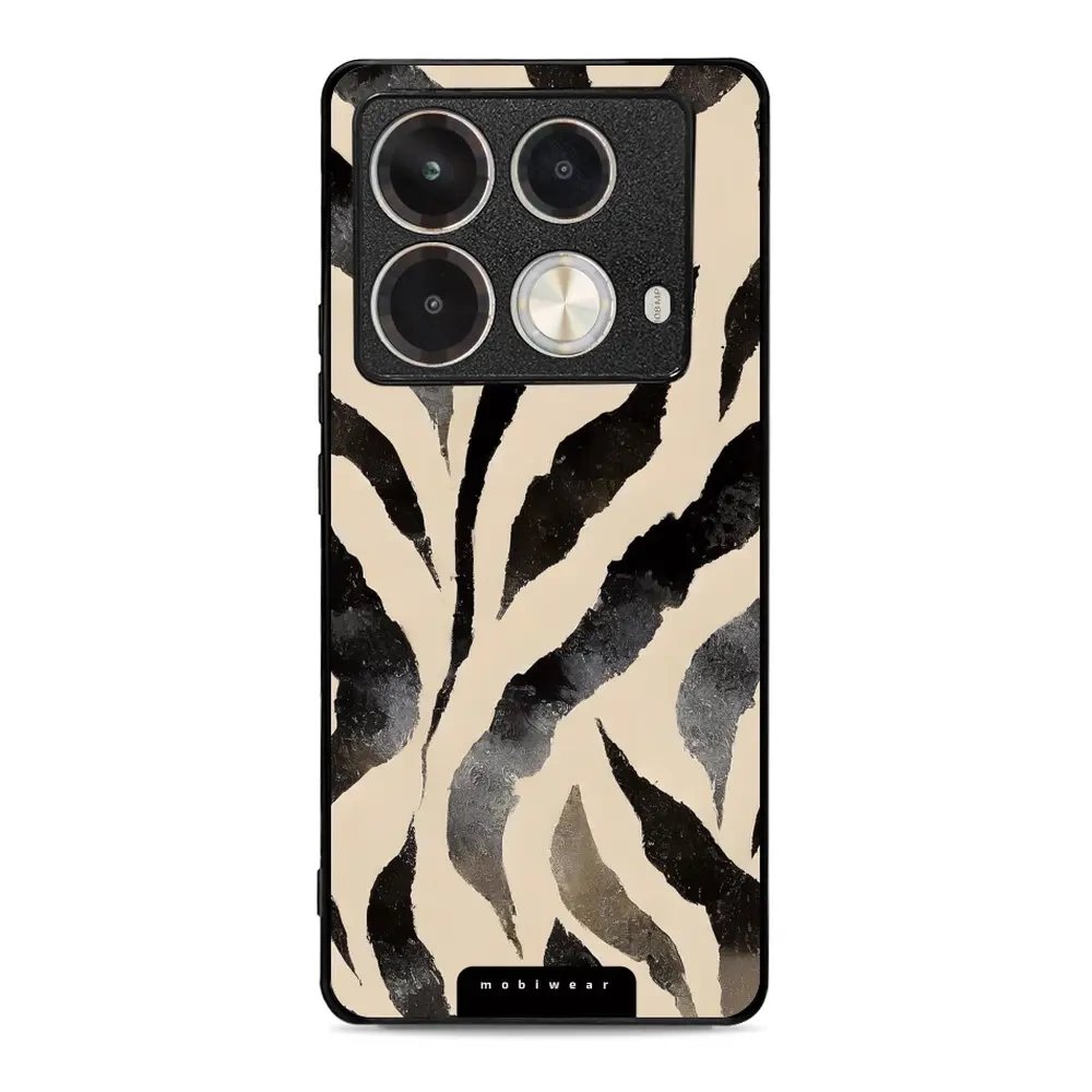 Lesklý kryt Mobiwear Glossy - Infinix Note 40 - GA53G Zebří
