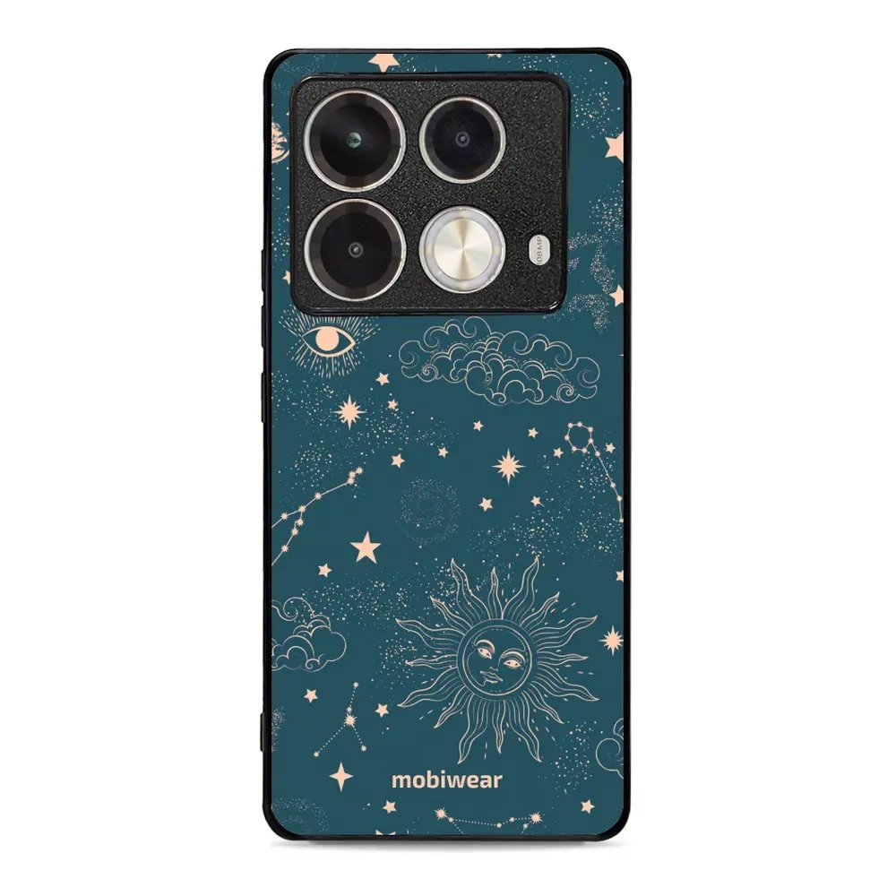 Lesklý kryt Mobiwear Glossy - Infinix Note 40 Pro - G047G - Magický vesmír