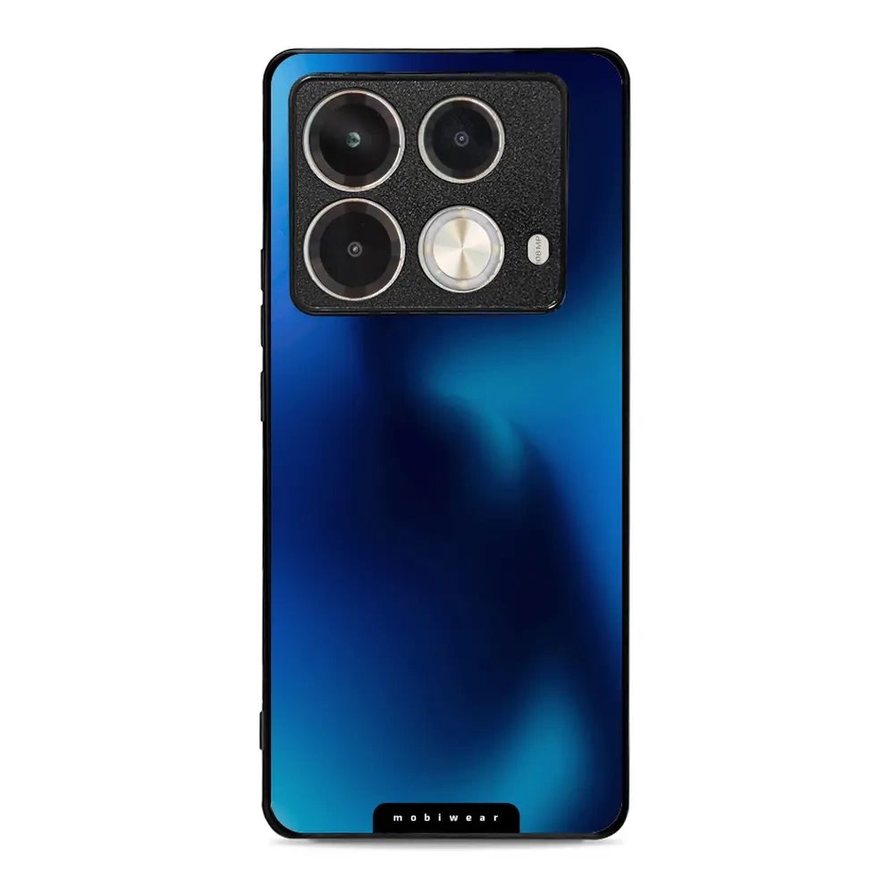Lesklý kryt Mobiwear Glossy - Infinix Note 40 Pro - G068G Modrý odstín