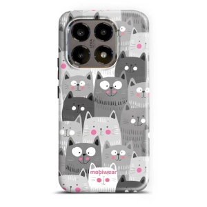 Odolný kryt na mobil Xiaomi 15T - Mobiwear Elite Pro E099E Kočičky