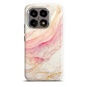 Odolný kryt na mobil Xiaomi 15T - Mobiwear Elite Pro EP32E Růžový a zlatavý mramor