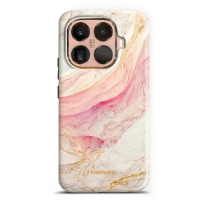 Odolný kryt na mobil Xiaomi 15T Pro - Mobiwear Elite Pro EP32E Růžový a zlatavý mramor