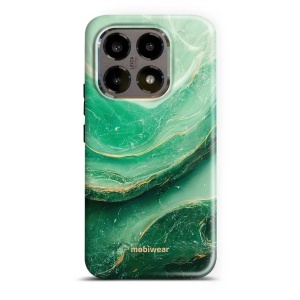 Odolný kryt na mobil Xiaomi 15T - Mobiwear Elite Pro EP38E Zelený mramor