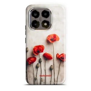 Odolný kryt na mobil Xiaomi 15T - Mobiwear Elite Pro EP42E Vlčí máky
