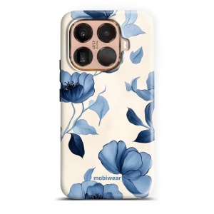 Odolný kryt na mobil Xiaomi 15T Pro - Mobiwear Elite Pro EP73E Modrá krása květů