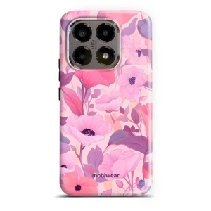 Odolný kryt na mobil Xiaomi 15T - Mobiwear Elite Pro EP74E Růžové květy snů