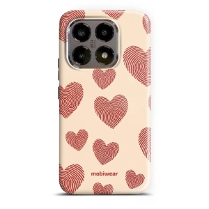 Odolný kryt na mobil Xiaomi 15T - Mobiwear Elite Pro EP93E Otisk srdce
