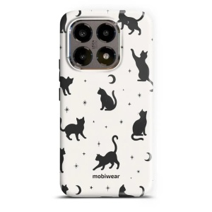 Odolný kryt na mobil Xiaomi 15T - Mobiwear Elite Pro E162E Noční kočičky