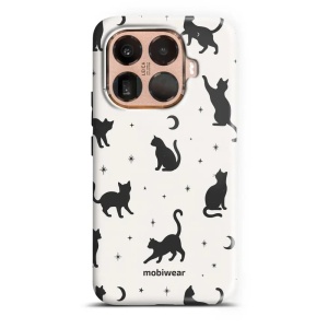 Odolný kryt na mobil Xiaomi 15T Pro - Mobiwear Elite Pro E162E Noční kočičky