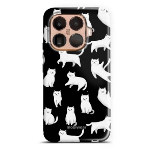 Odolný kryt na mobil Xiaomi 15T Pro - Mobiwear Elite Pro E163E Bílé kočičky
