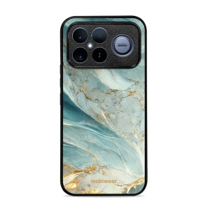 Lesklý kryt na mobil Poco F8 Ultra - Mobiwear Glossy G022G, zelenkavý a zlatavý mramor