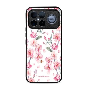 Lesklý kryt na mobil Poco F8 Ultra - Mobiwear Glossy G033G, růžové květy