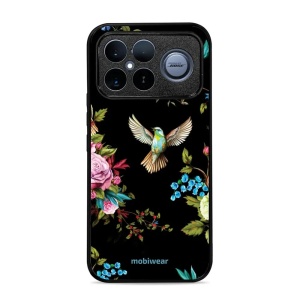 Lesklý kryt na mobil Poco F8 Ultra - Mobiwear Glossy G041G, ptáček a květy