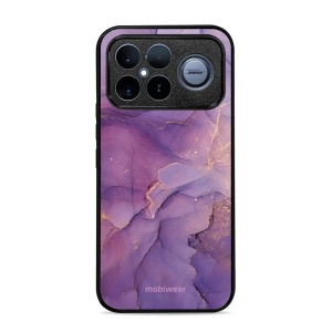 Lesklý kryt na mobil Poco F8 Ultra - Mobiwear Glossy G050G, fialový mramor