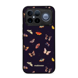Lesklý kryt na mobil Poco F8 Ultra - Mobiwear Glossy GP78G, barevní motýlci