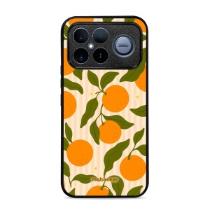 Lesklý kryt na mobil Poco F8 Ultra - Mobiwear Glossy GP82G, pomeranče