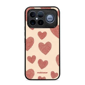 Lesklý kryt na mobil Poco F8 Ultra - Mobiwear Glossy GP93G, otisk srdce