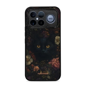 Lesklý kryt na mobil Poco F8 Ultra - Mobiwear Glossy G161G, temná kočka