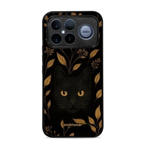 Lesklý kryt na mobil Poco F8 Ultra - Mobiwear Glossy G164G, černá kočka