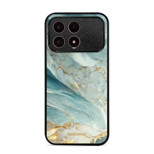 Lesklý kryt na mobil Poco F8 Pro - Mobiwear Glossy G022G, zelenkavý a zlatavý mramor