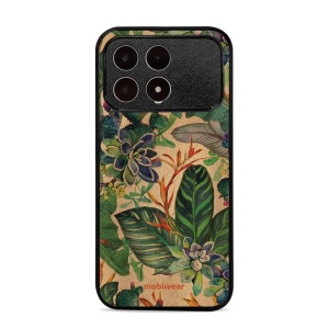 Lesklý kryt na mobil Poco F8 Pro - Mobiwear Glossy G036G, sukulenty