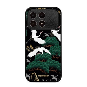 Lesklý kryt na mobil Poco F8 Pro - Mobiwear Glossy G042G, jeřábi