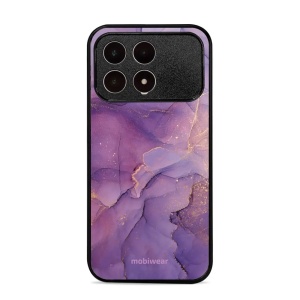 Lesklý kryt na mobil Poco F8 Pro - Mobiwear Glossy G050G, fialový mramor