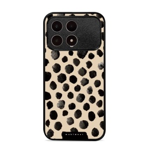 Lesklý kryt na mobil Poco F8 Pro - Mobiwear Glossy GA50G, černé puntíky