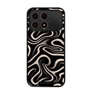 Lesklý kryt na mobil Poco F8 Pro - Mobiwear Glossy GA63G, vlnky a linky