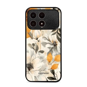 Lesklý kryt na mobil Poco F8 Pro - Mobiwear Glossy GP75G, podzimní květy