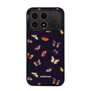 Lesklý kryt na mobil Poco F8 Pro - Mobiwear Glossy GP78G, barevní motýlci
