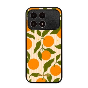 Lesklý kryt na mobil Poco F8 Pro - Mobiwear Glossy GP82G, pomeranče