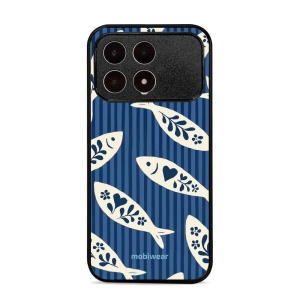 Lesklý kryt na mobil Poco F8 Pro - Mobiwear Glossy GP89G, rybky