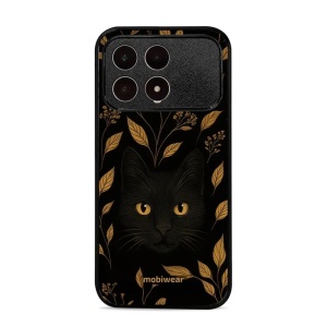 Lesklý kryt na mobil Poco F8 Pro - Mobiwear Glossy G164G, černá kočka
