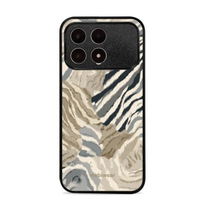 Lesklý kryt na mobil Poco F8 Pro - Mobiwear Glossy G168G, pruhovaná malba