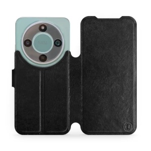 Flip pouzdro Mobiwear na mobil Honor Magic8 Lite - černé a šedé