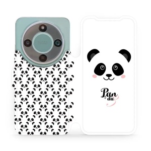 Flip pouzdro Mobiwear na mobil Honor Magic8 Lite - M030P, panda Amálka