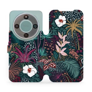 Flip pouzdro Mobiwear na mobil Honor Magic8 Lite - VP13S, temná flóra