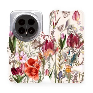 Flip pouzdro Mobiwear na mobil Honor Magic8 Pro - MP01S, rozkvetlá louka