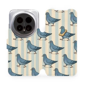 Flip pouzdro Mobiwear na mobil Honor Magic8 Pro - VP91S, holubi