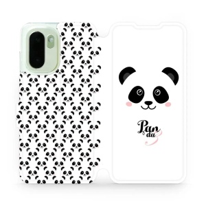 Flip pouzdro Mobiwear na mobil OnePlus 15R - M030P, panda Amálka