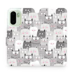 Flip pouzdro Mobiwear na mobil OnePlus 15R - M099P, kočičky