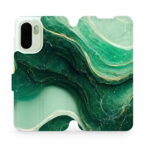 Flip pouzdro Mobiwear na mobil OnePlus 15R - VP38S, zelený mramor