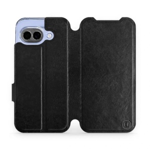 Flip pouzdro Mobiwear na mobil Google Pixel 10a - černé a šedé