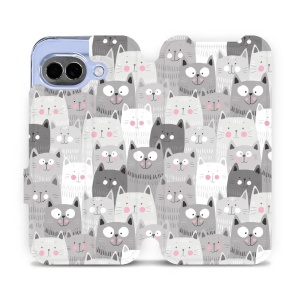 Flip pouzdro Mobiwear na mobil Google Pixel 10a - M099P, kočičky