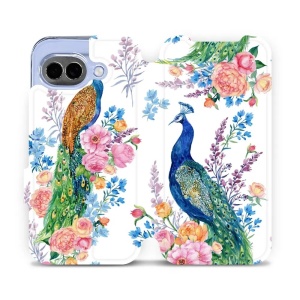 Flip pouzdro Mobiwear na mobil Google Pixel 10a - MX08S, pávi